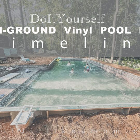 VIDEO – DIY: Installing a 43-foot, L-shaped, In-Ground Diving Pool with Tanning Ledge -TIMELINE- Start to Finish