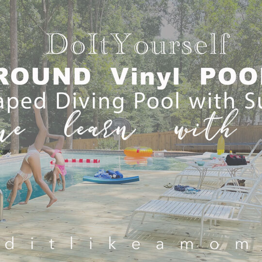 VIDEO: Can I Really Build My Own In-ground Swimming Pool?! (Answer, yes!  And it can have a diving board and tanning ledge, too!)